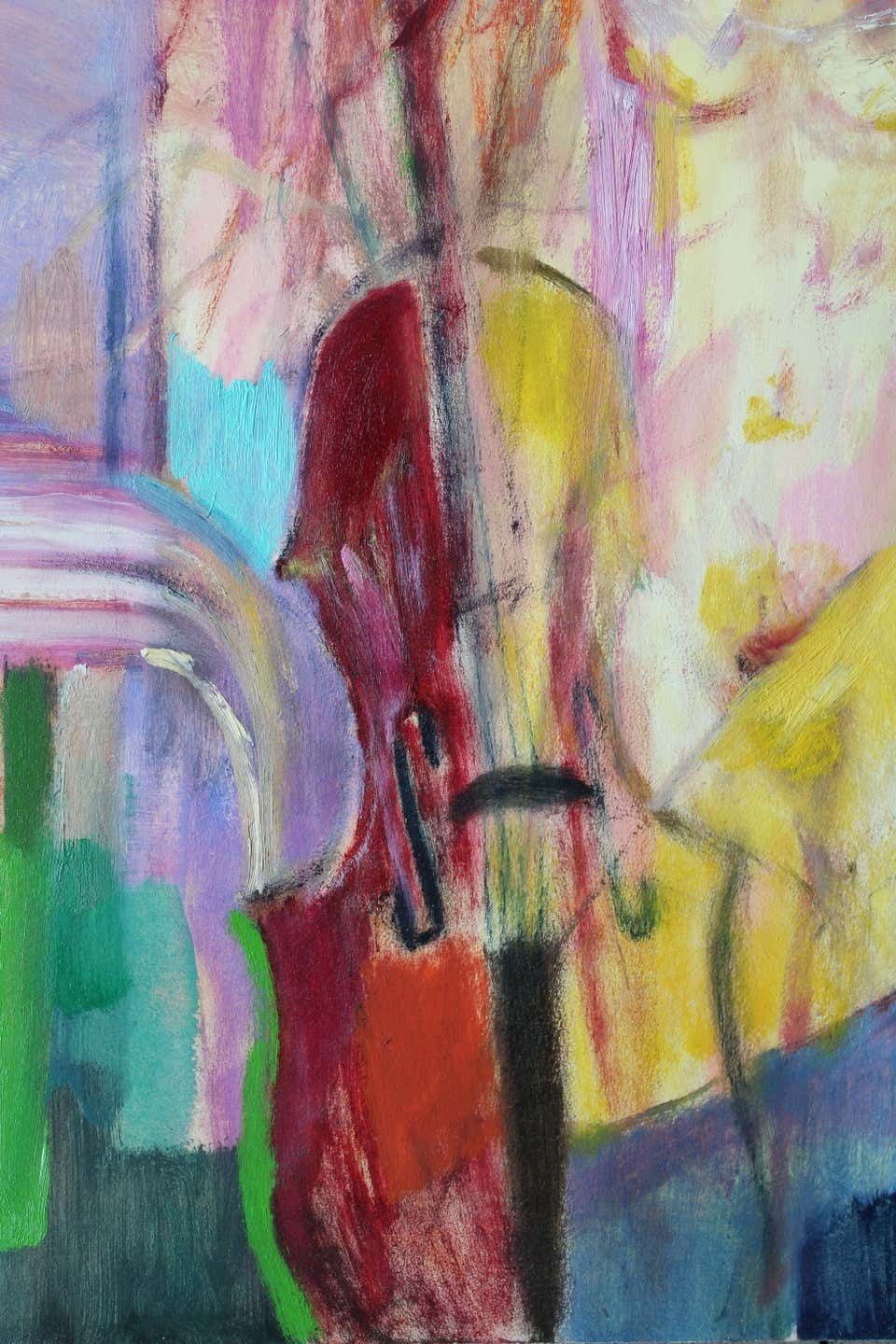 Uldis Krauze Solo 4 2000 Cardboard Oil photo 402.0