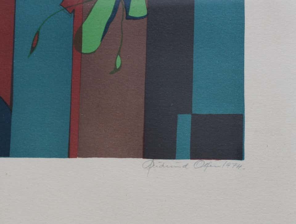 Gudmund Olsen 23/100, 1974. Paper, Lithograph photo for sale