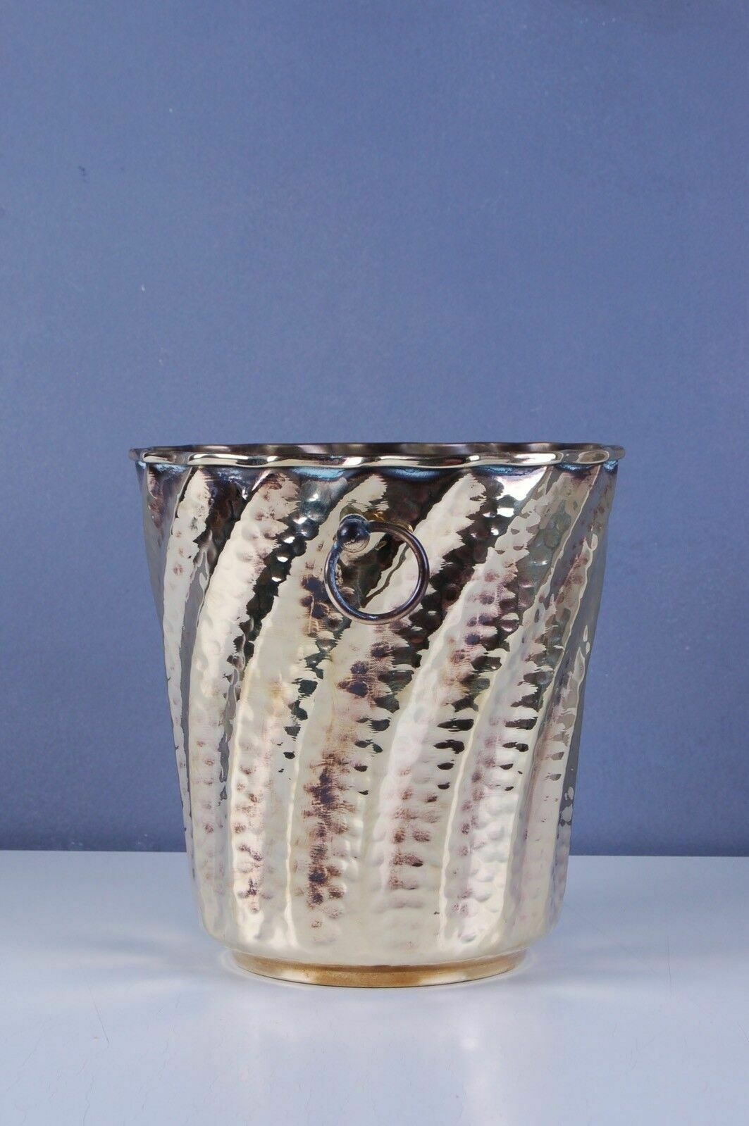 Design Ice Bucket In Brass, A Modern Object And A Furnishing Accessory photo Home Decor