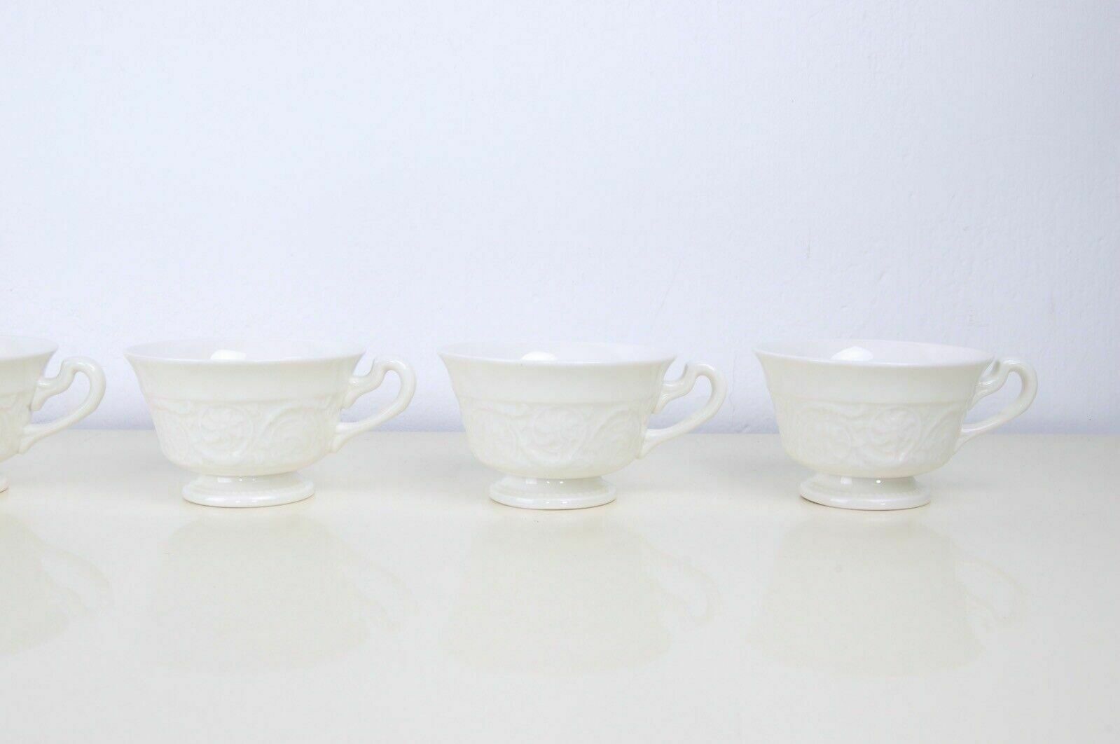 Tea Coffee Cup Service For 6 People Wedgwood Etruria Barlaston Patrician Ceramic photo vintage