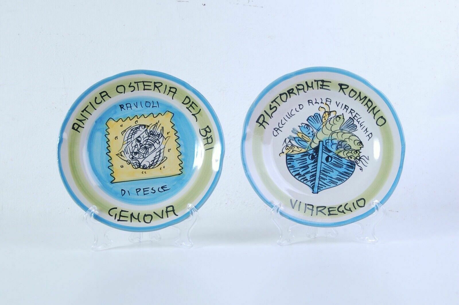 Lot Of 15 Plates Of Good Memory Ceramiche Solimene Ventennale 1964 1984 photo vinterior