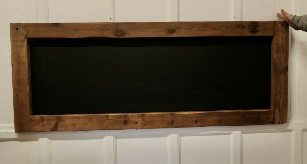 Recycled Pine Wine Bar Menu, Black Board photo vinterior