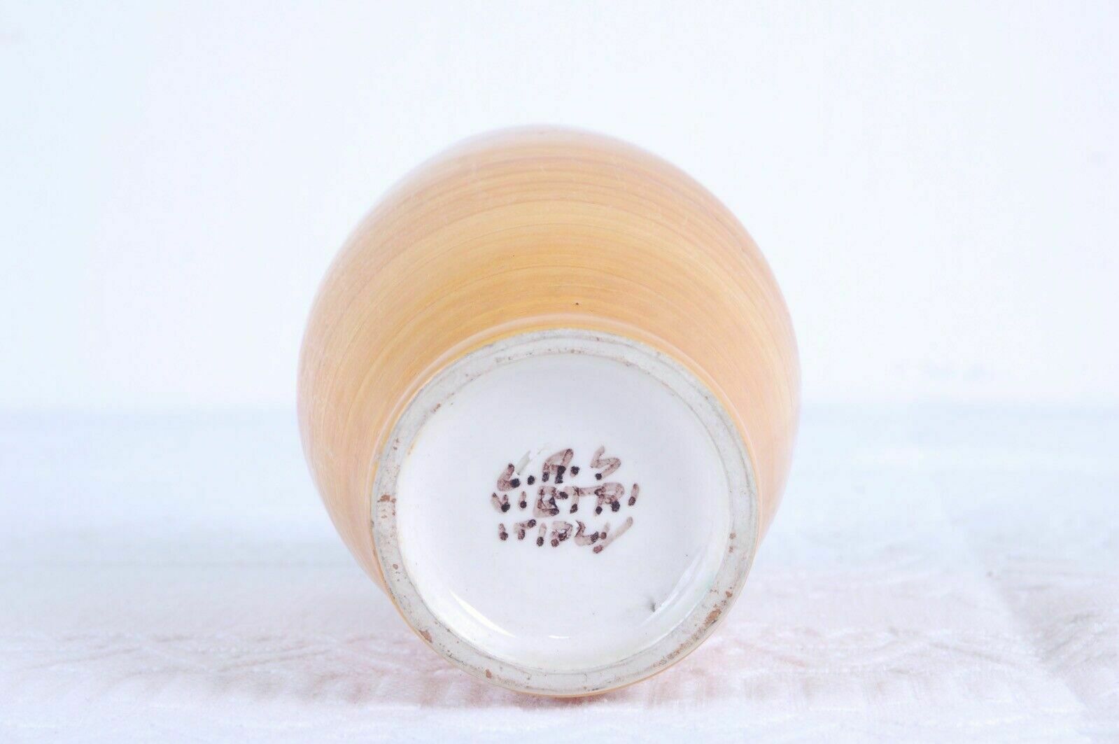 Ceramic Cas Vietri Orange Vase Design No Gambone Craftsmanship photo vinterior