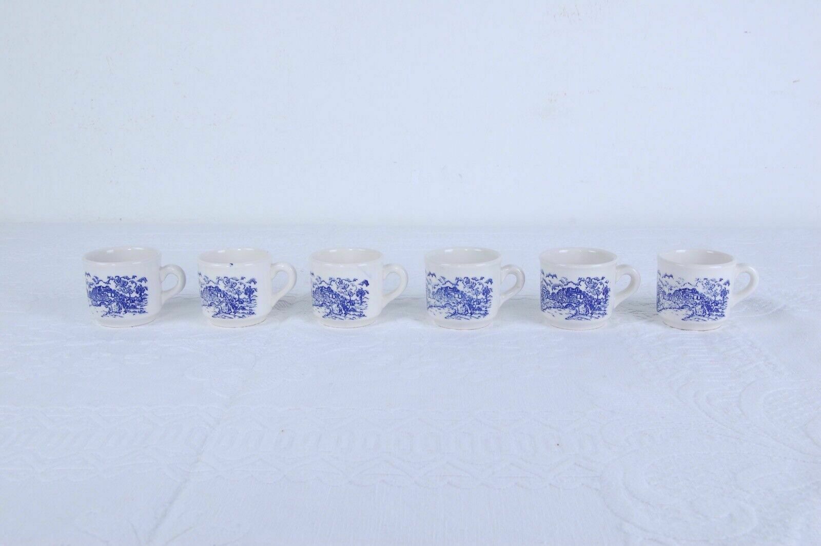 Cbm Ceramic Coffee Service For 6 People With Floral Decoration And English Country Life photo buy