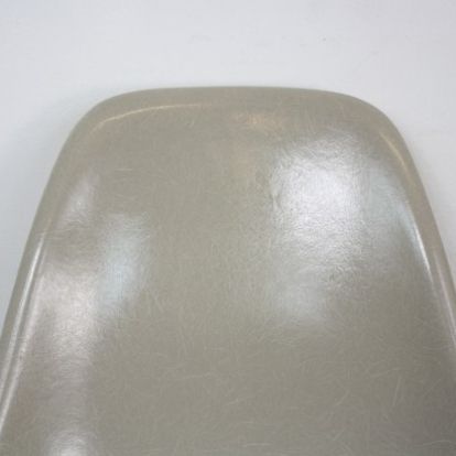 Eames Herman Miller Dsw Side Chairs In Terracotta Seafoam Green Light Greige And Parchment photo vintage