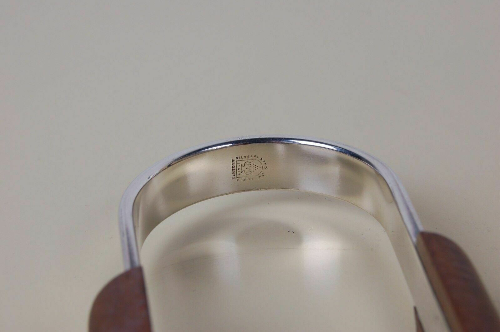 Home Decor Ice Bucket Design From The 70s 80s Silver Plated Pm Italy With Tongs photo