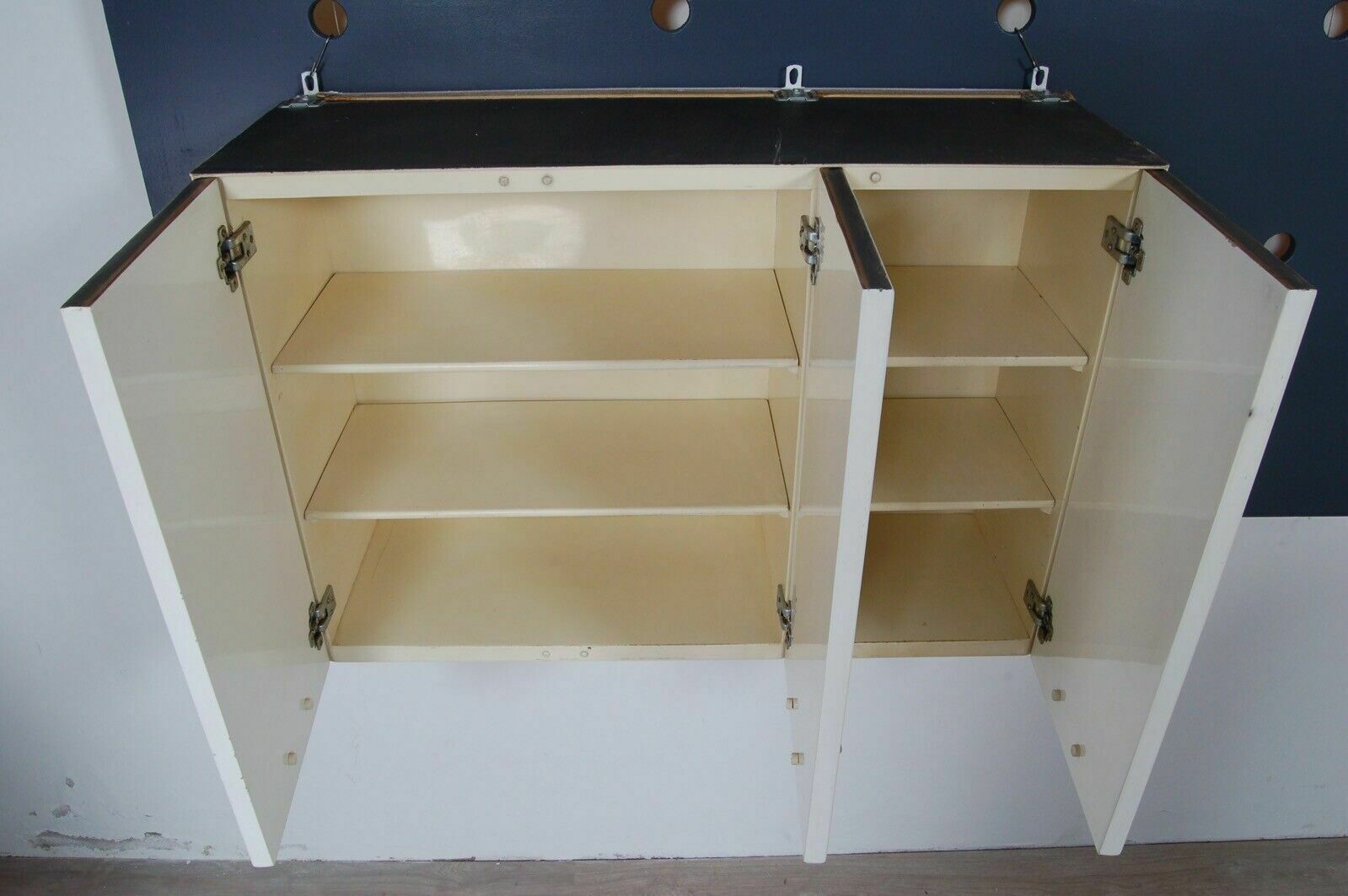 photo for sale Vintage 1950s Design Pantry Kitchen Wall Unit. Italian Manufacture