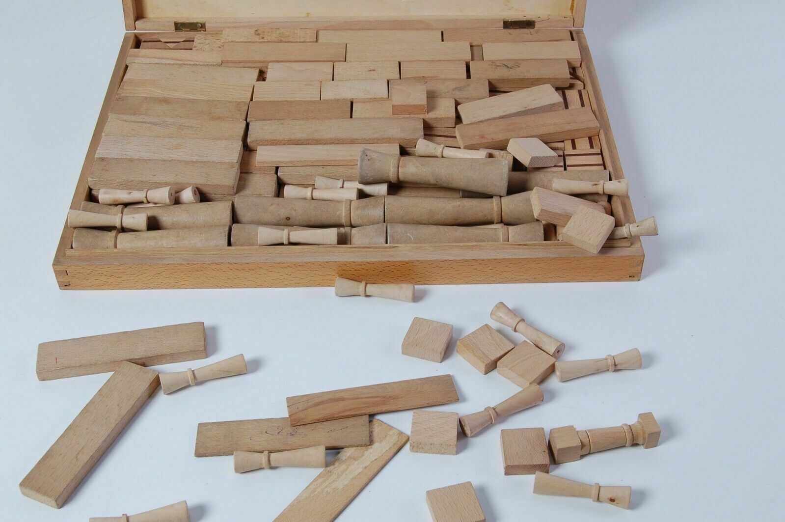 Vintage Wooden Constructions Old Inlay Architecture Game To Build photo furniture