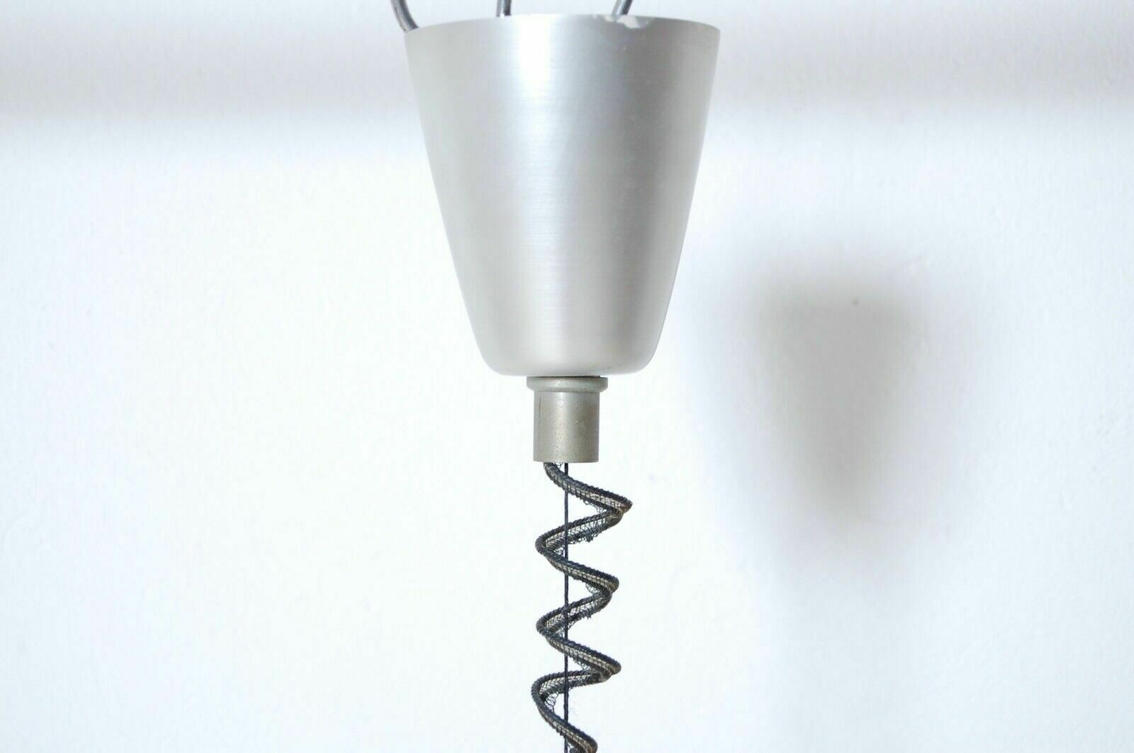 Up And Down Chandelier From The 50s In Aluminum And Plastic. Italian Manufacture photo furniture