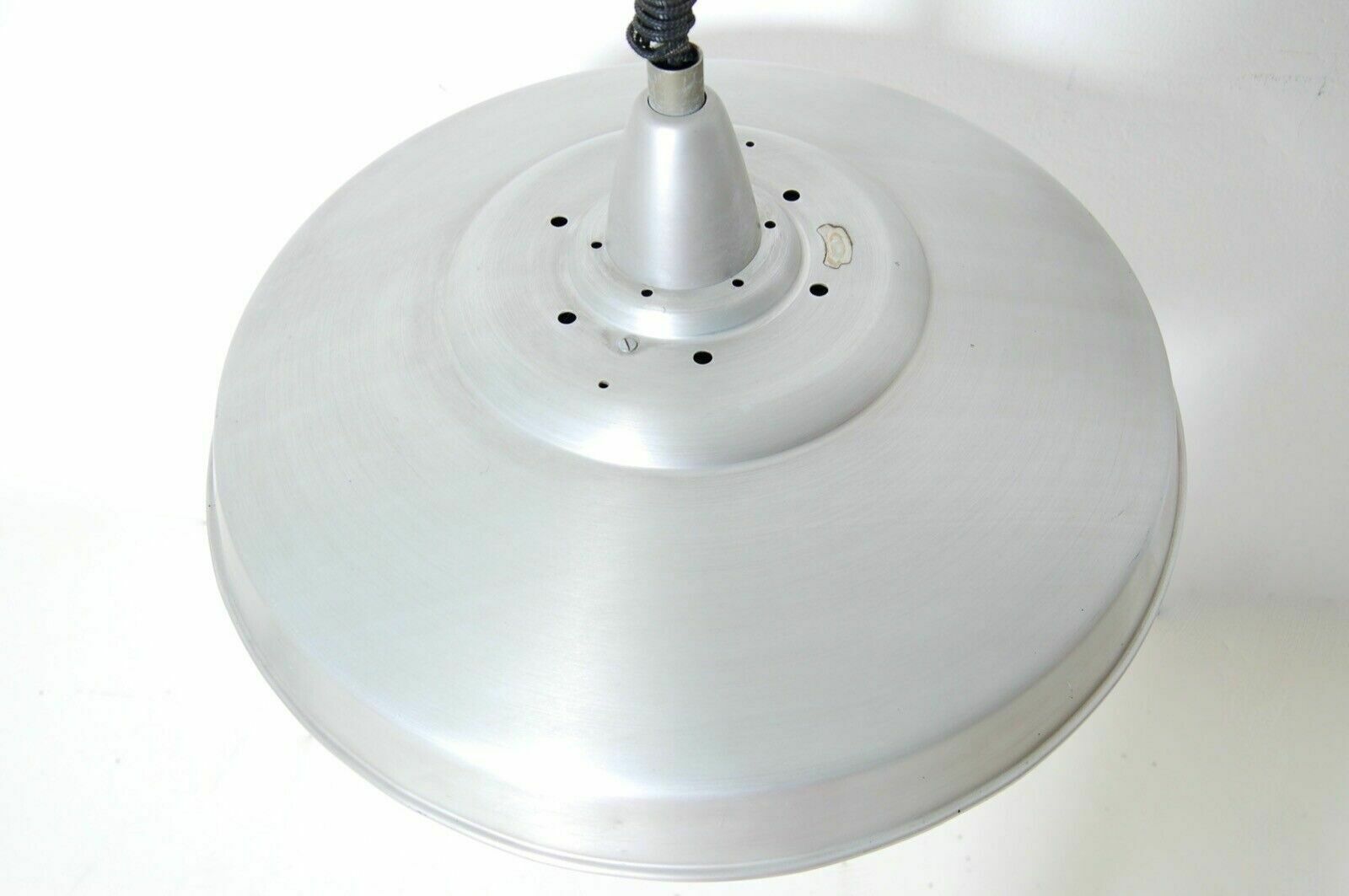 Up And Down Chandelier From The 50s In Aluminum And Plastic. Italian Manufacture photo 84.0