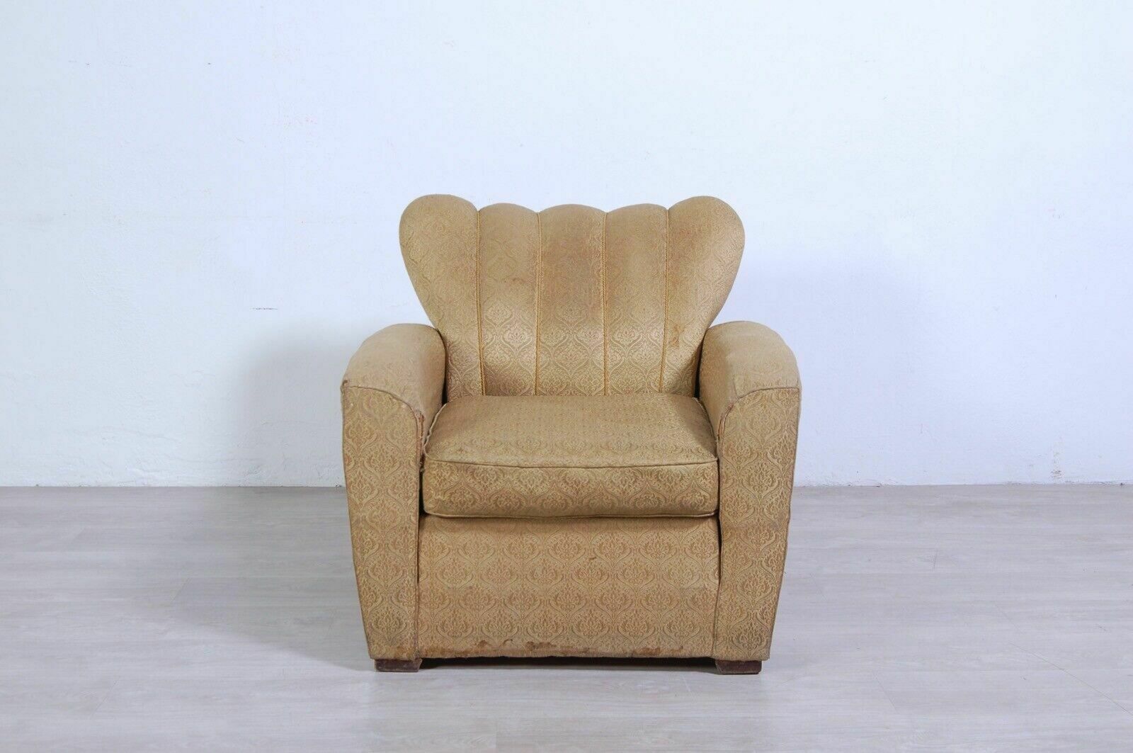 Old Mid Century Bed Armchair Convertible Wooden Bed Armchair photo furniture