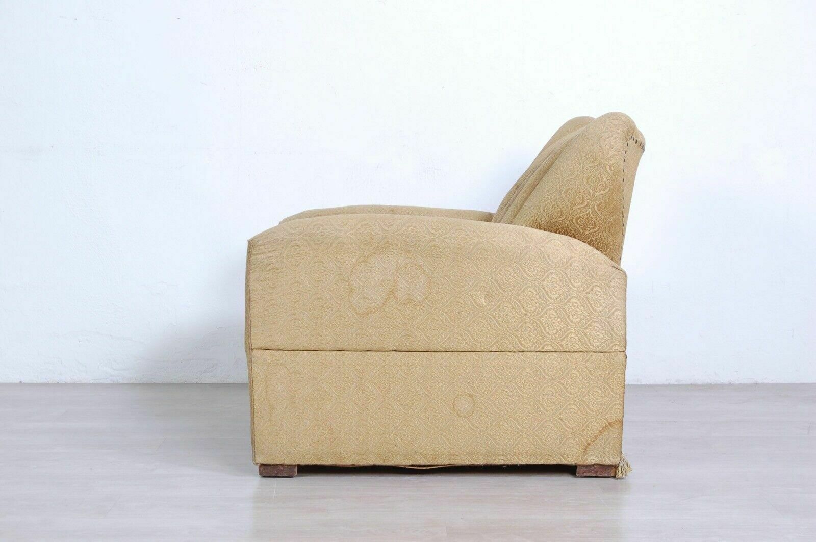 Furniture Old Mid Century Bed Armchair Convertible Wooden Bed Armchair photo