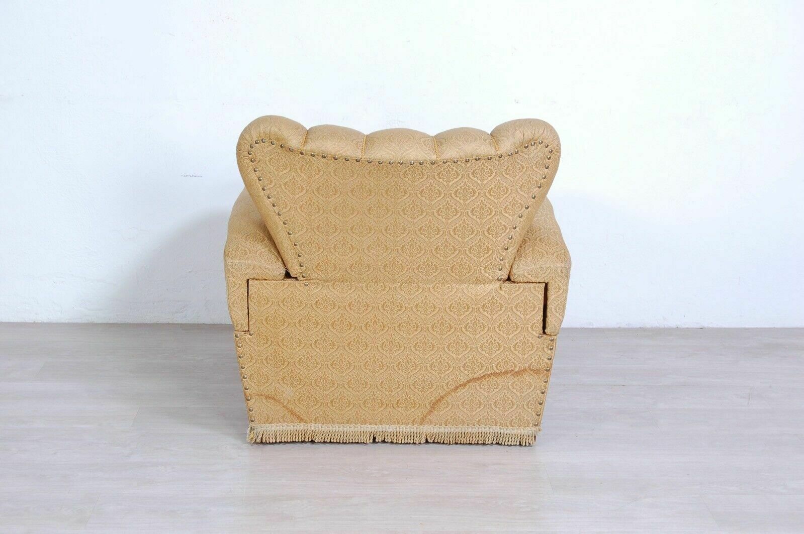 159.0 Old Mid Century Bed Armchair Convertible Wooden Bed Armchair photo
