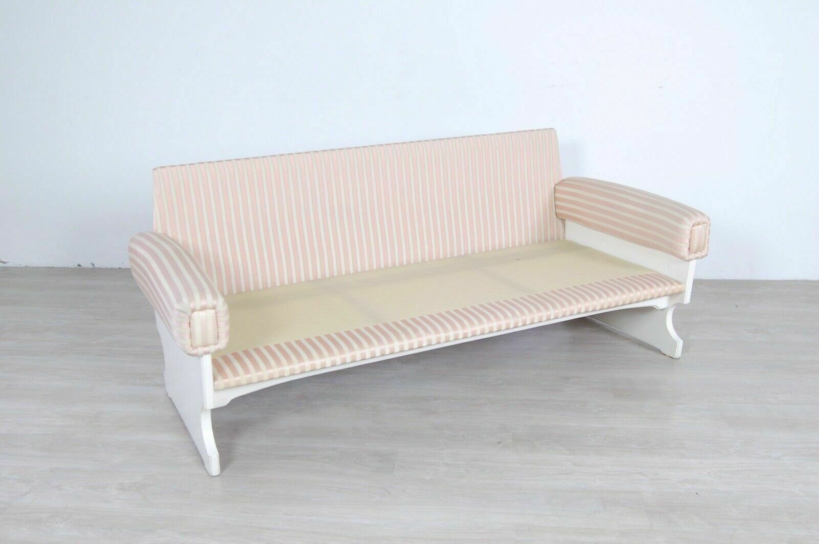 263.0 70s Design Sofa Vintage Sofa Wooden Structure With Sormani Style Curves photo