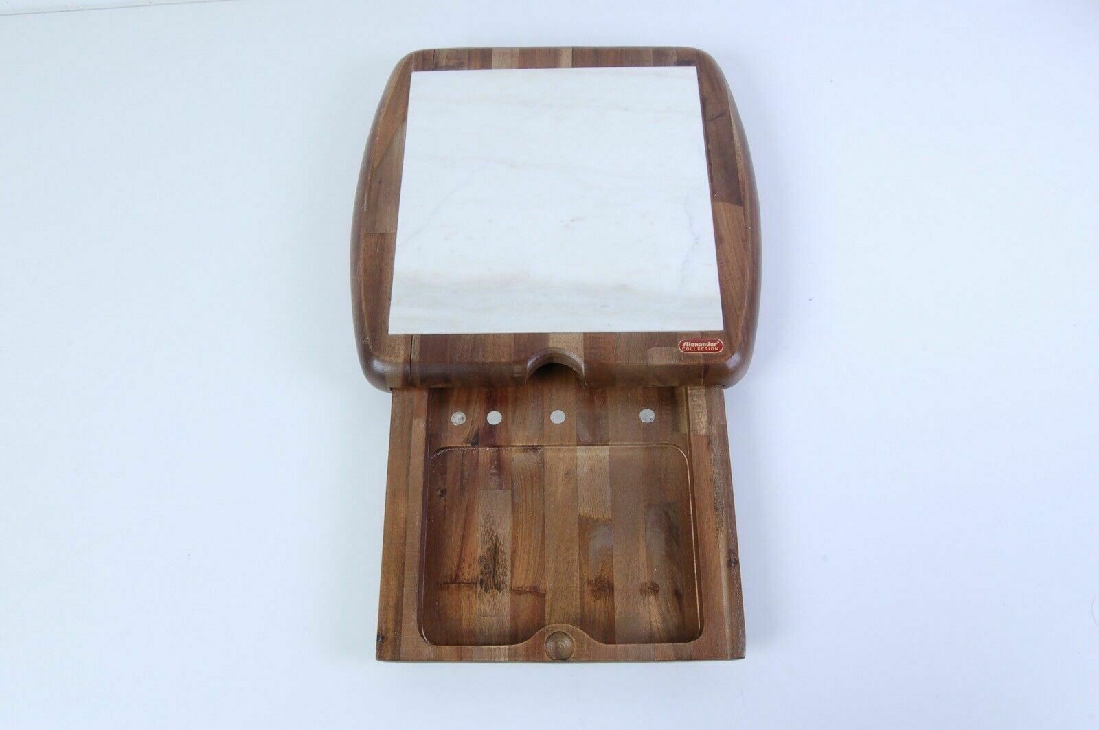 Alexander Collection Wooden And Matmo Chopping Board Set And Fondue Chocolate Pot photo for sale