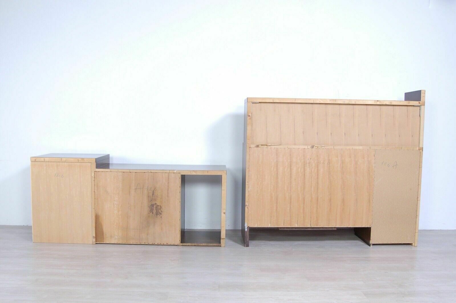 948.0 Handcrafted Living Room Furniture Design From The 70s, Tv Stand Display Cabinet With Trolley photo