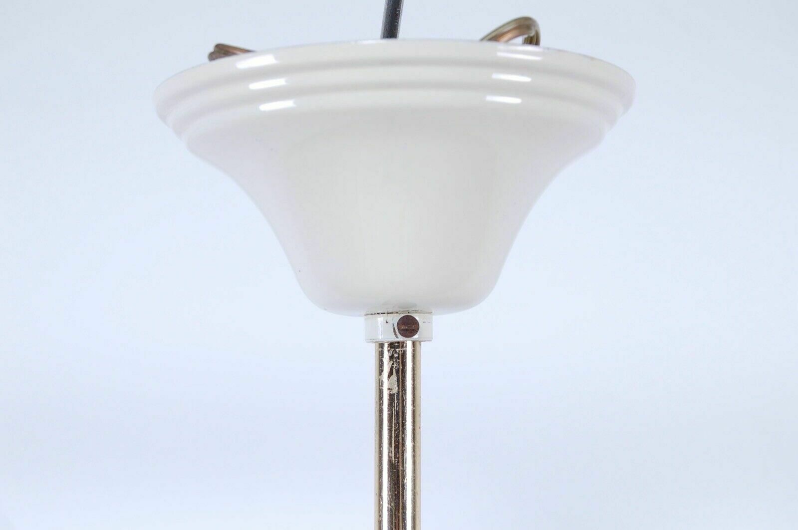 Chandelier From The 80s 90s Lampshade In Satin Murano Glass Modern Italy photo for sale