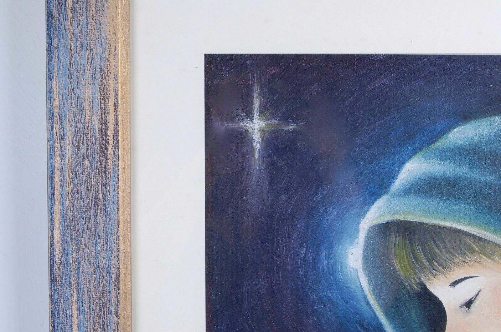 Bellani A Modern Oil Painting Madonna With Child photo for sale