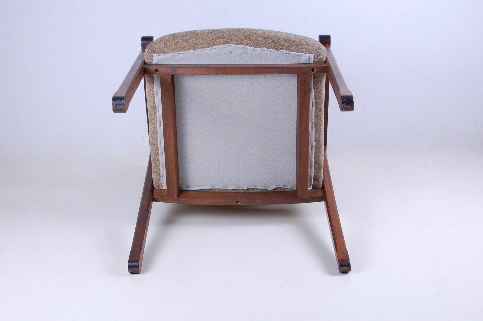 photo furniture 1950s Armchair Just Reupholstered In Leather.