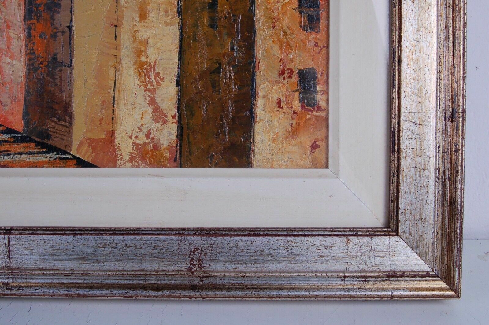 Oil On Canvas 50 X 40 Rolandi 74 Picture Frame Wall Decor Painting Glimpse photo Art