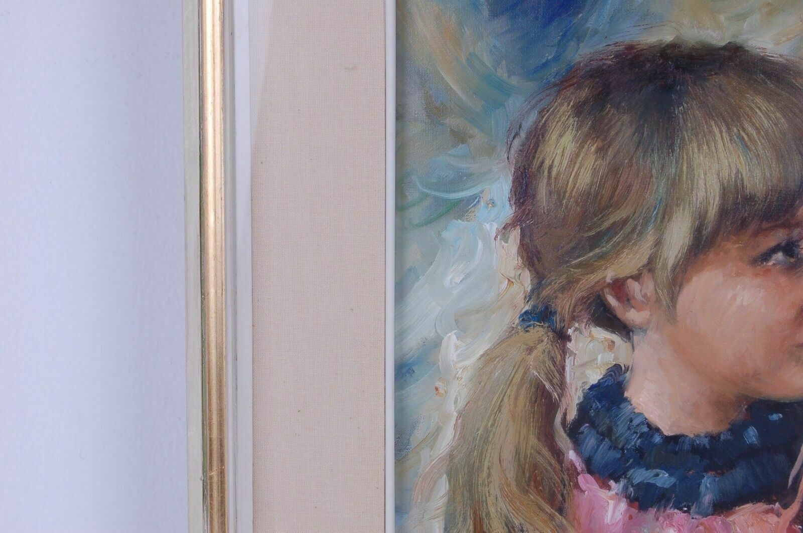 Nino Salvadori Esposito Painting, Oil Painting On Canvas. With Frame photo Art