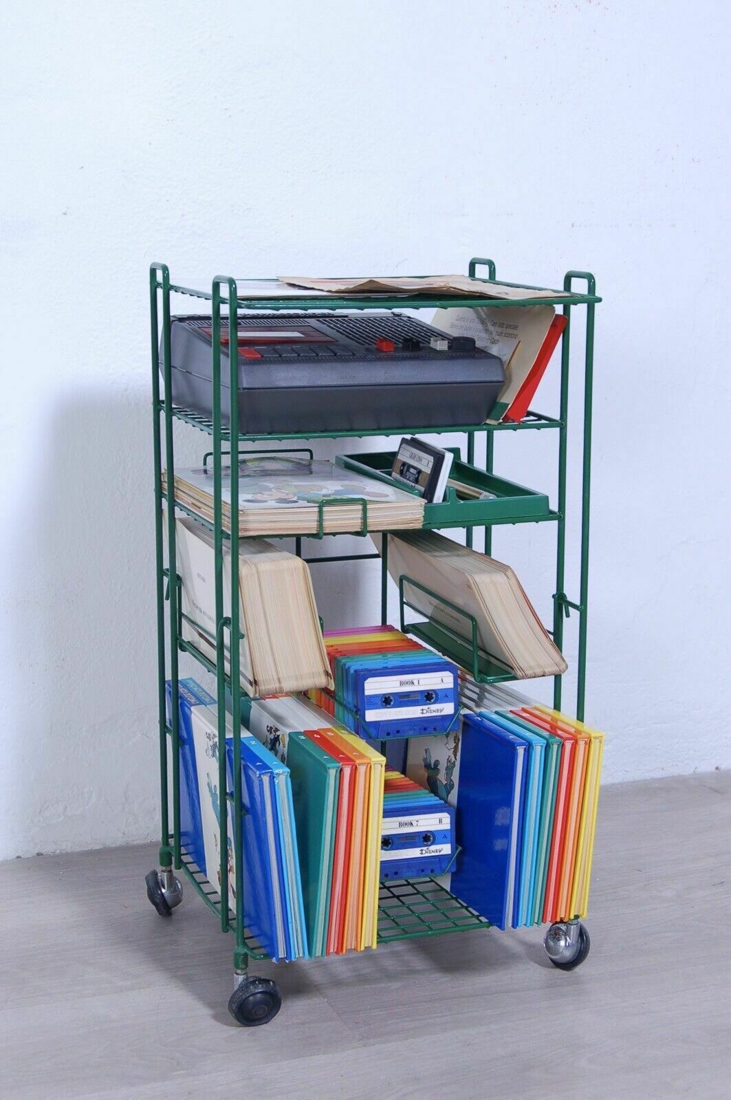 Trolley Design Bruno Munari Robots English Disney 60s Painted Metal