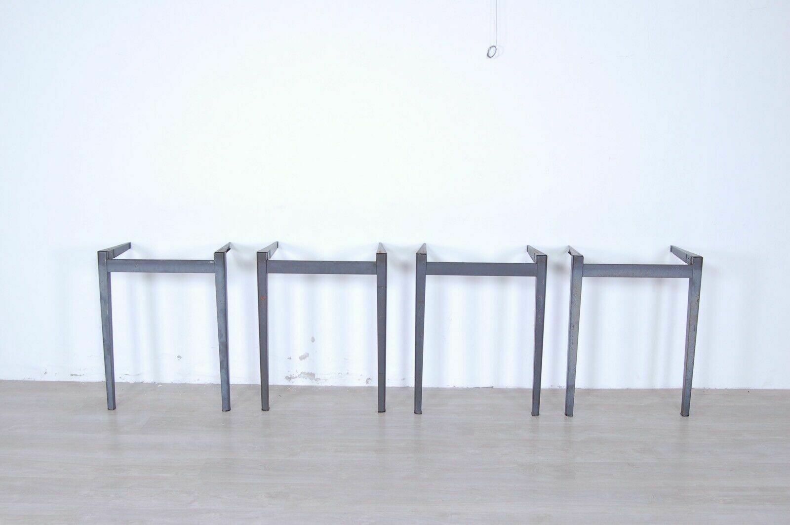 4 Legs Iron Table Base, Gispen Cordemeijer Desk Industrial Style photo furniture