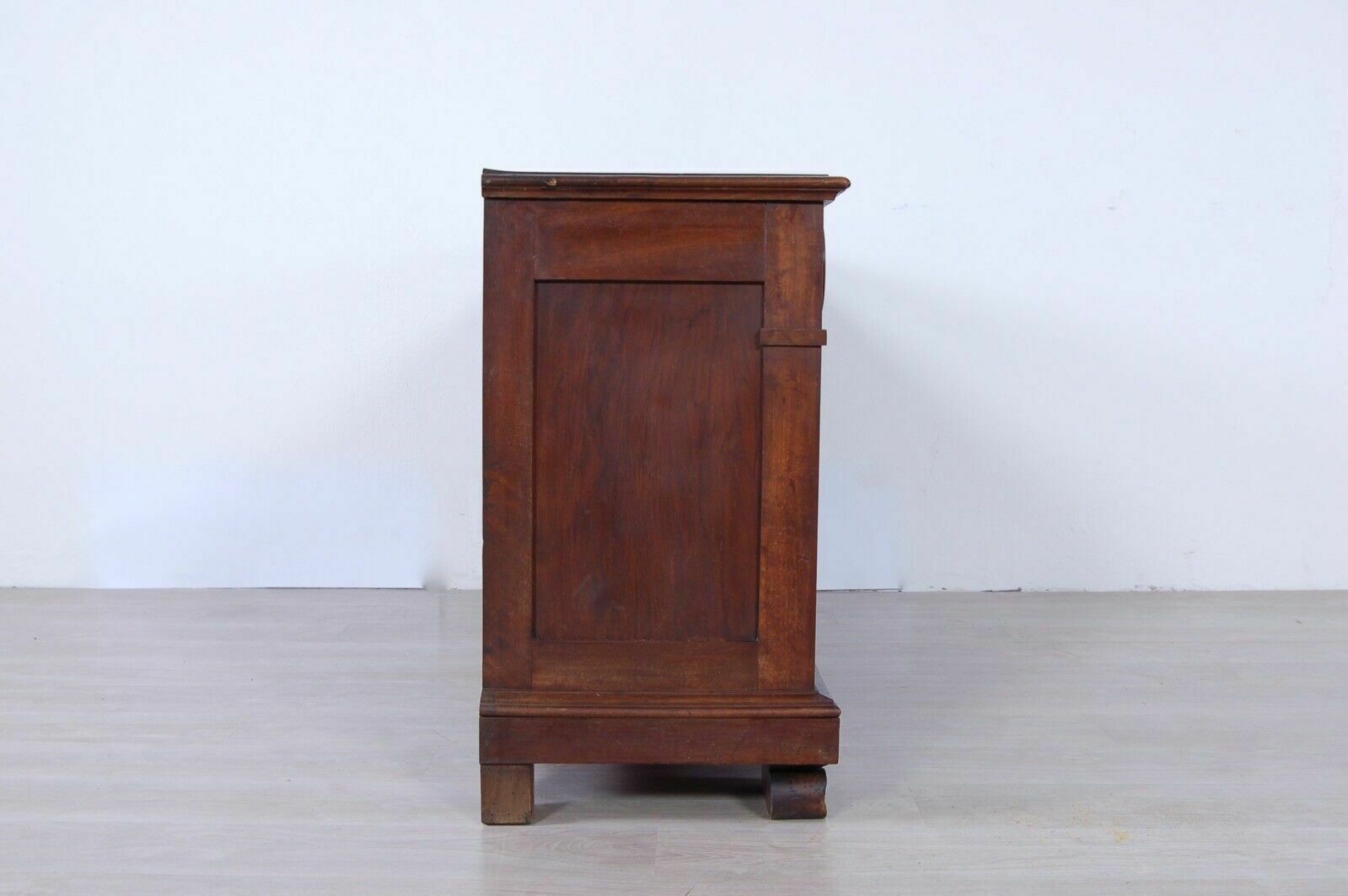 Ancient Low Sideboard, Old Chest Of Drawers With Mirror From The Early 1900s In Solid Wood photo buy