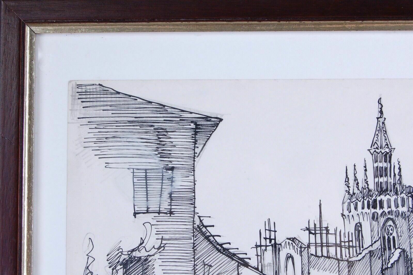 Fulvia Crenna Works Sketches Quick Pencil Charcoal Marker Paintings 70s photo 159.0