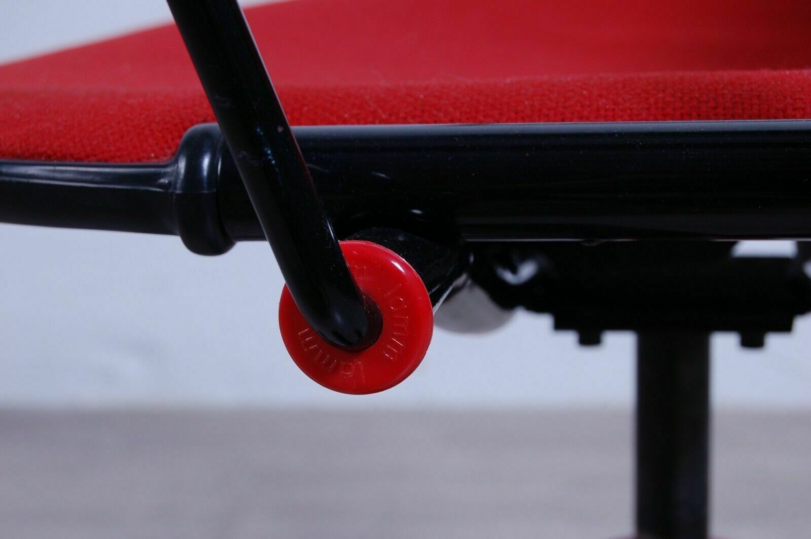 photo for sale Modulamm Red Swivel Office Chair Designed By Lucci Orlandini From The 1990s