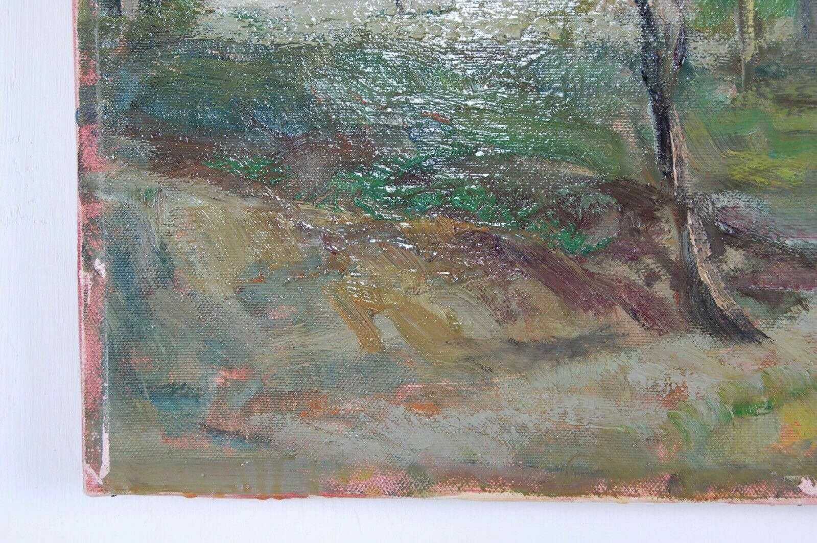 Framework Attilio Rossi Landscape Dorga Bergamo Oil On Canvas Certified photo buy