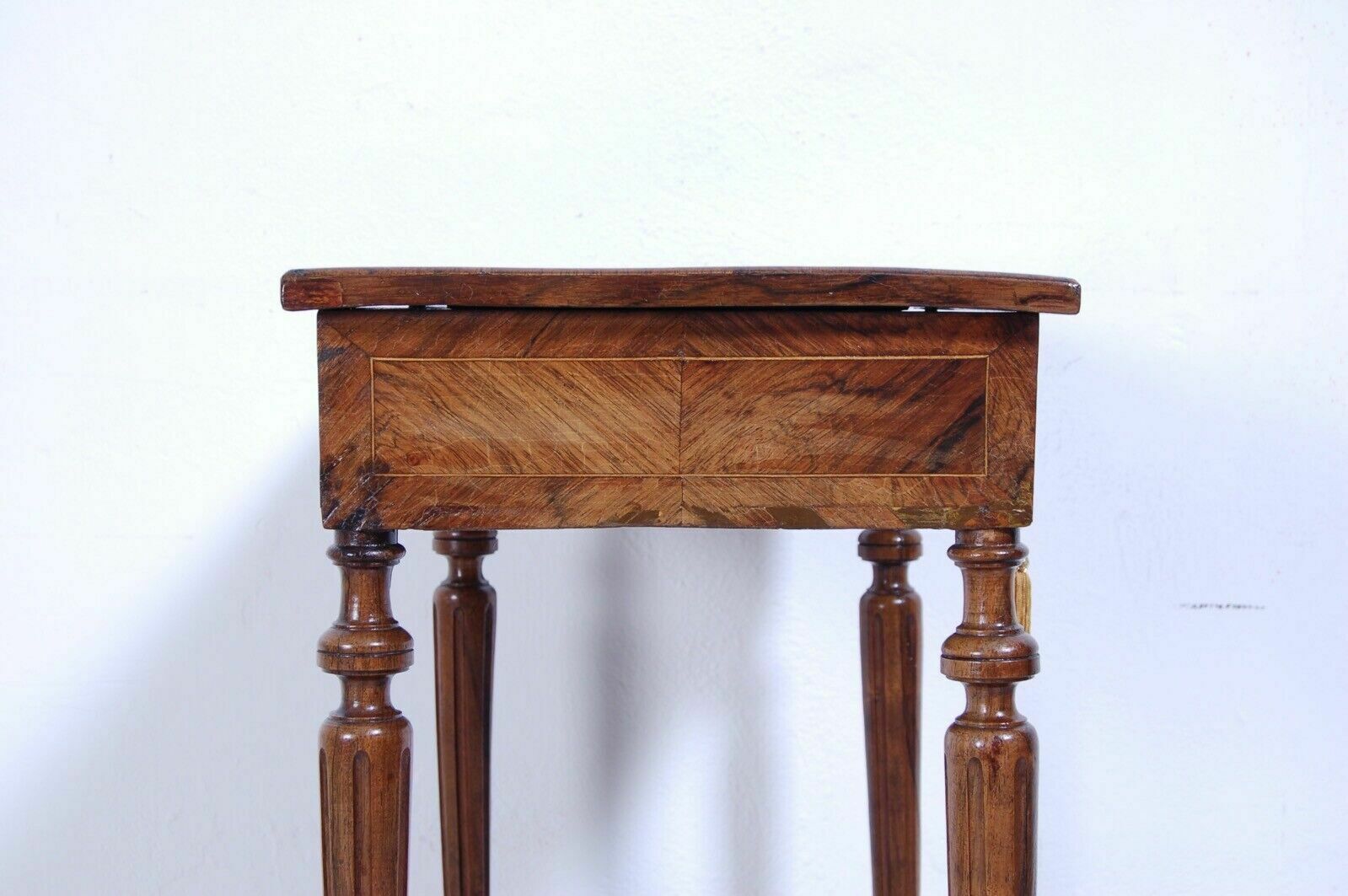 photo for sale Antique French Briar Inlaid Wood Napoleon III 800 Work Table