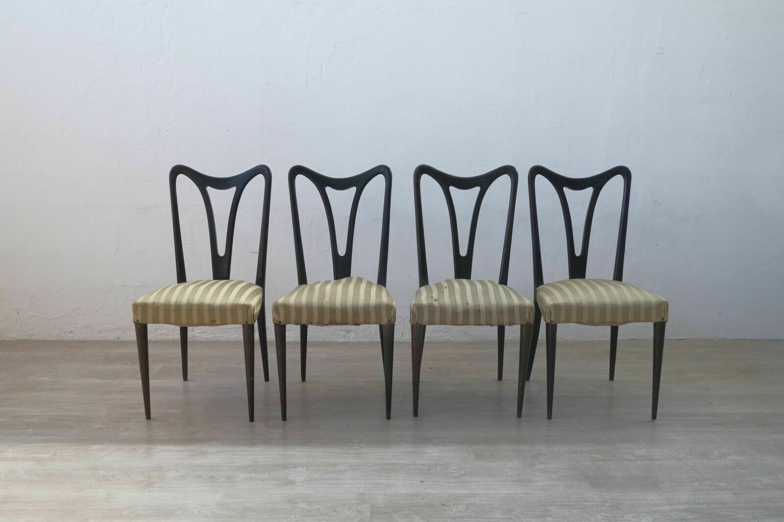 4 Mid Century Style Chairs Vintage 50s Uk Design To Be Restored photo furniture
