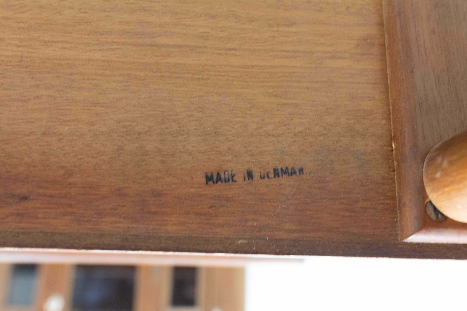 photo for sale Danish Side Or Hi Fi Cabinet, Teck, Typical Of The 1950s, Midcentury