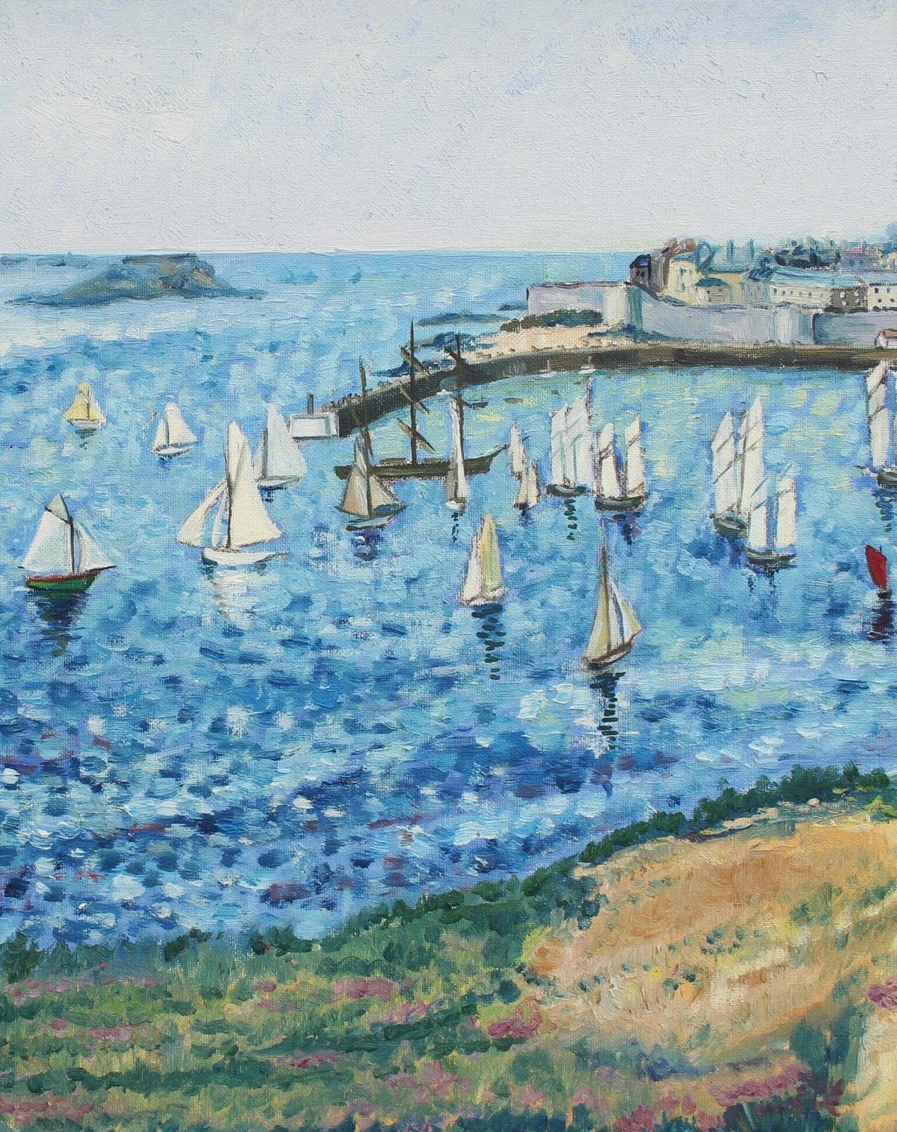 Port Of Saint Malo French Modern School photo Art