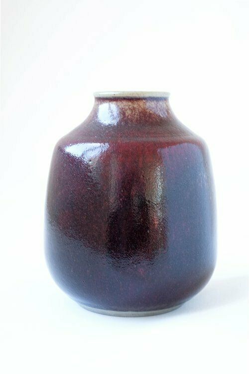 Oxblood Vase By Henning Nilsson For Höganäs Sweden photo Home Decor