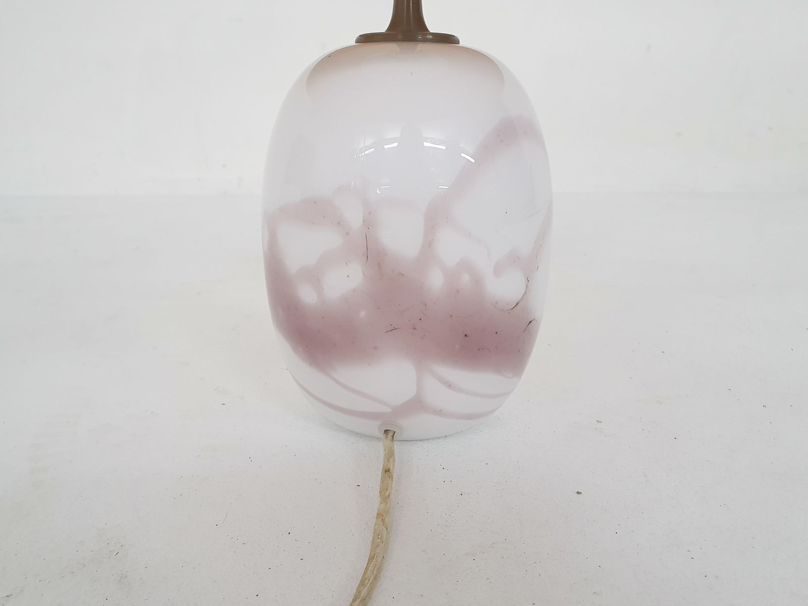 Michael Bang "Sakura" Glass Table Light For Holmegaard, Denmark 1980's photo 687.6