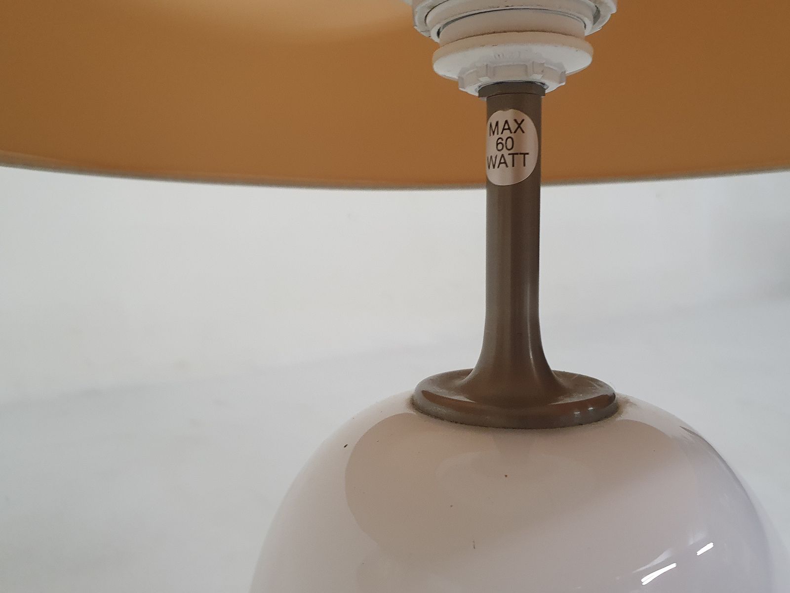 Lighting Michael Bang "Sakura" Glass Table Light For Holmegaard, Denmark 1980's photo