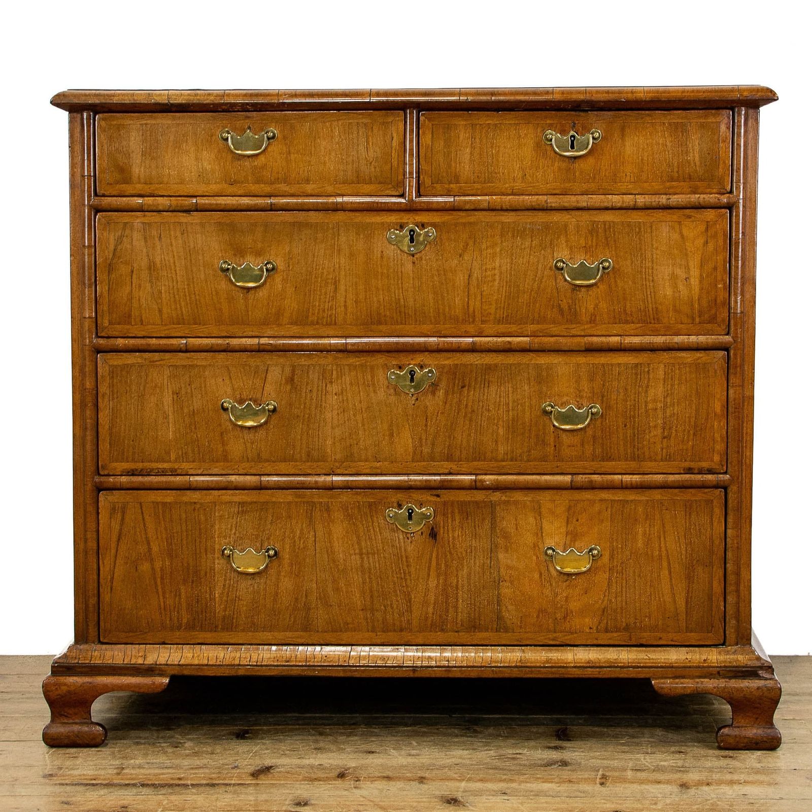 Antique Walnut Chest Of Drawers