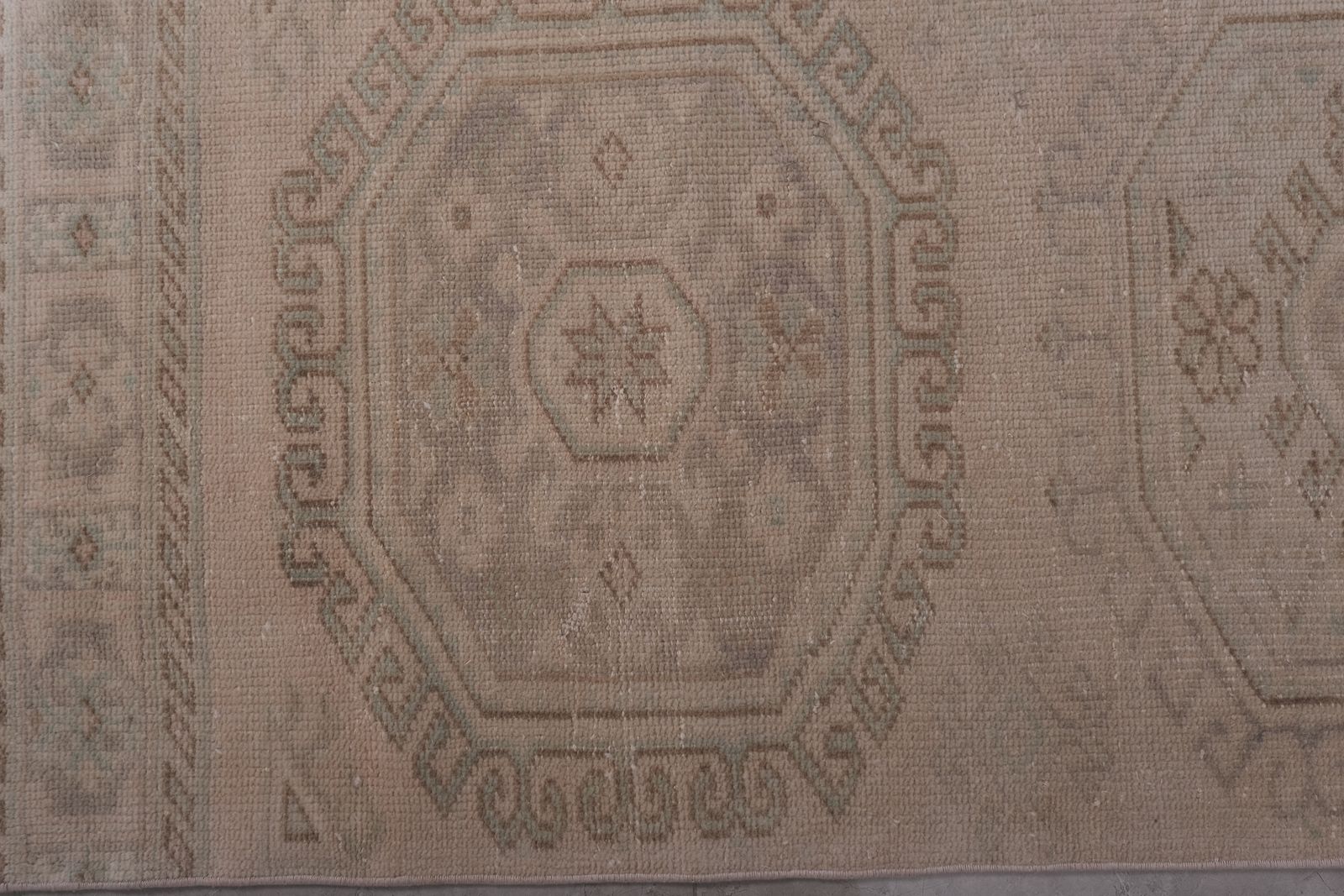 photo for sale Vintage Turkish Oushak Extra Long And Narrow Runner With   Style