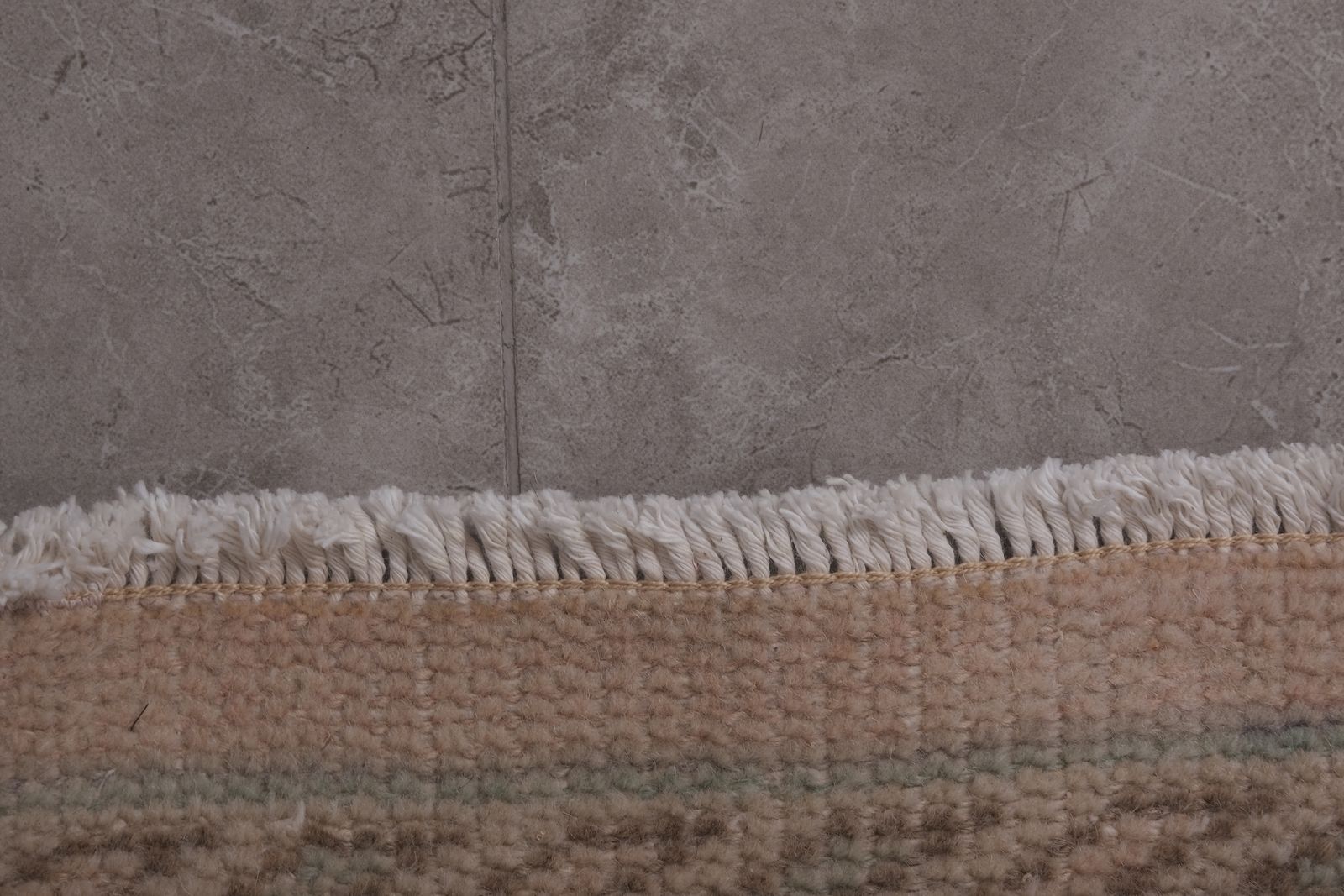 Textiles Vintage Turkish Oushak Extra Long And Narrow Runner With   Style photo