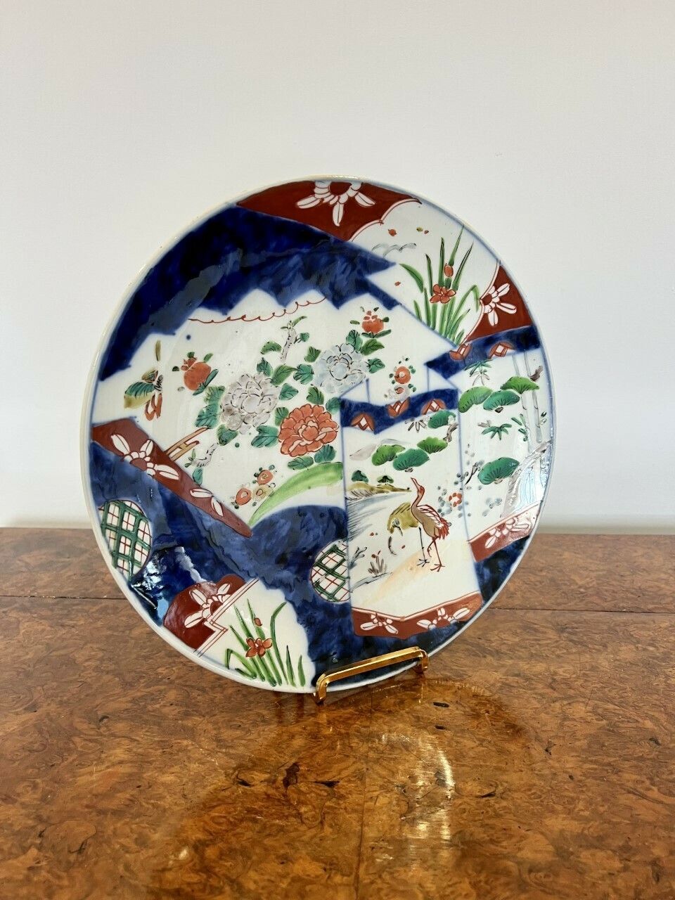 Quality Antique Japanese Imari Plate photo furniture