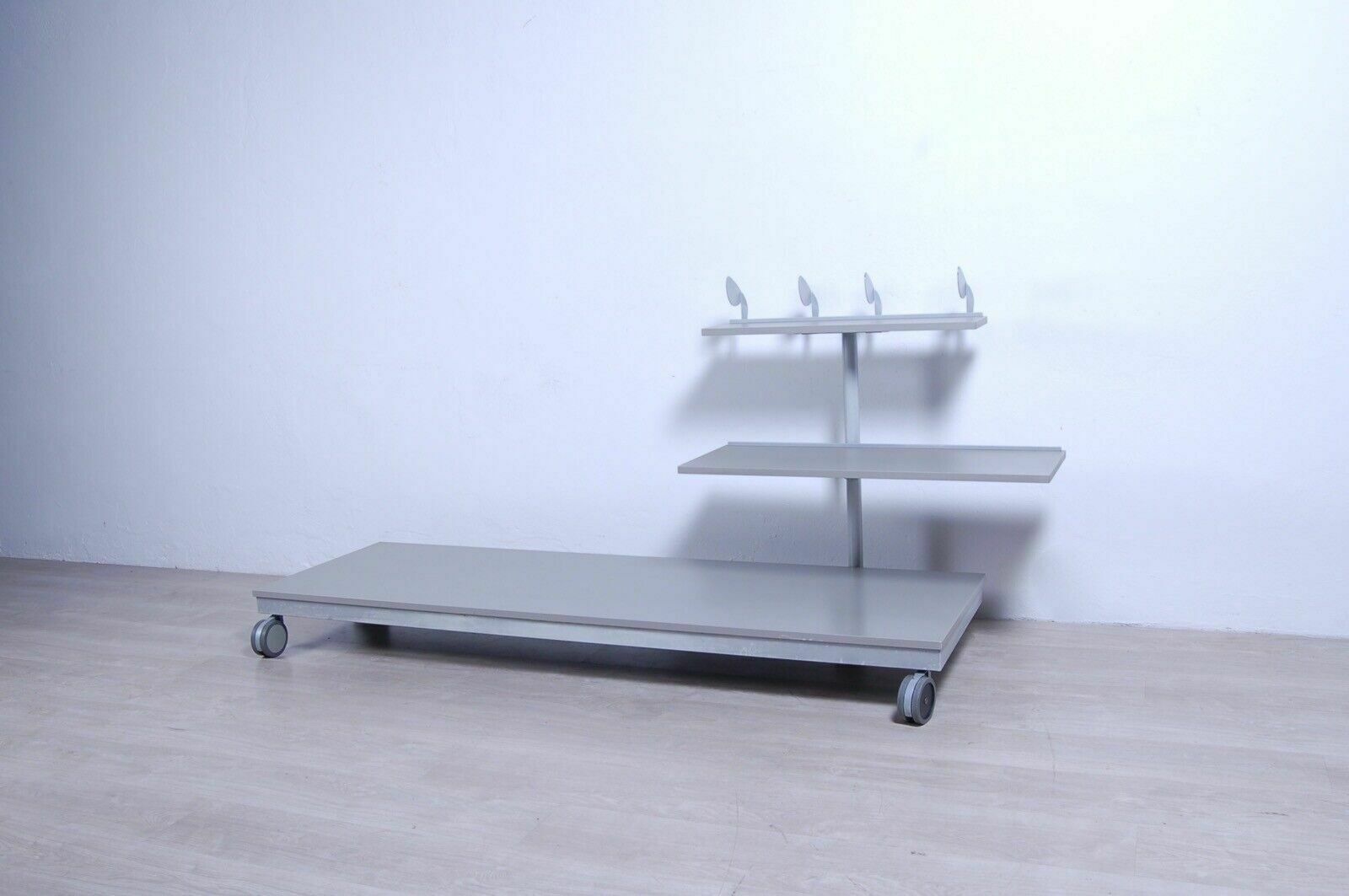 Tv Cabinet With Shelves And Bookends Modern Design Furniture In Laminate photo for sale