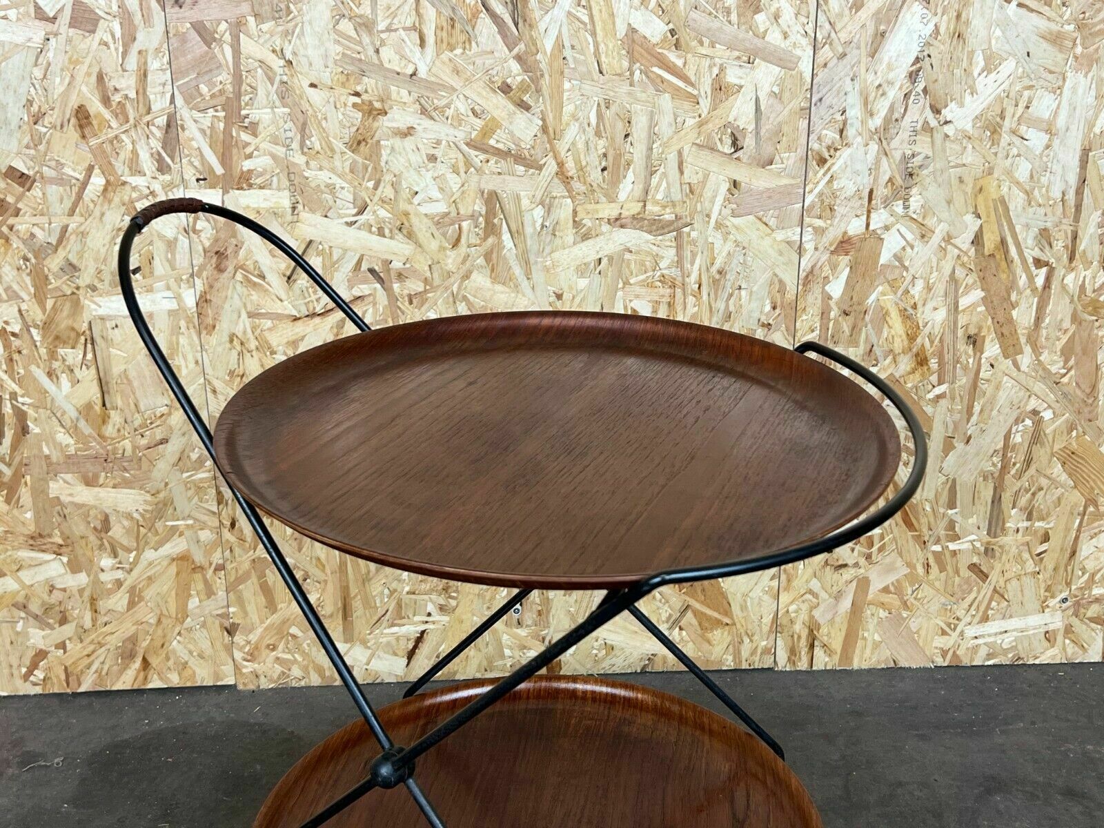 60s 70s Teak Serving Trolley Jie Gantofta String Serving Trolley Sweden 60s photo Furniture