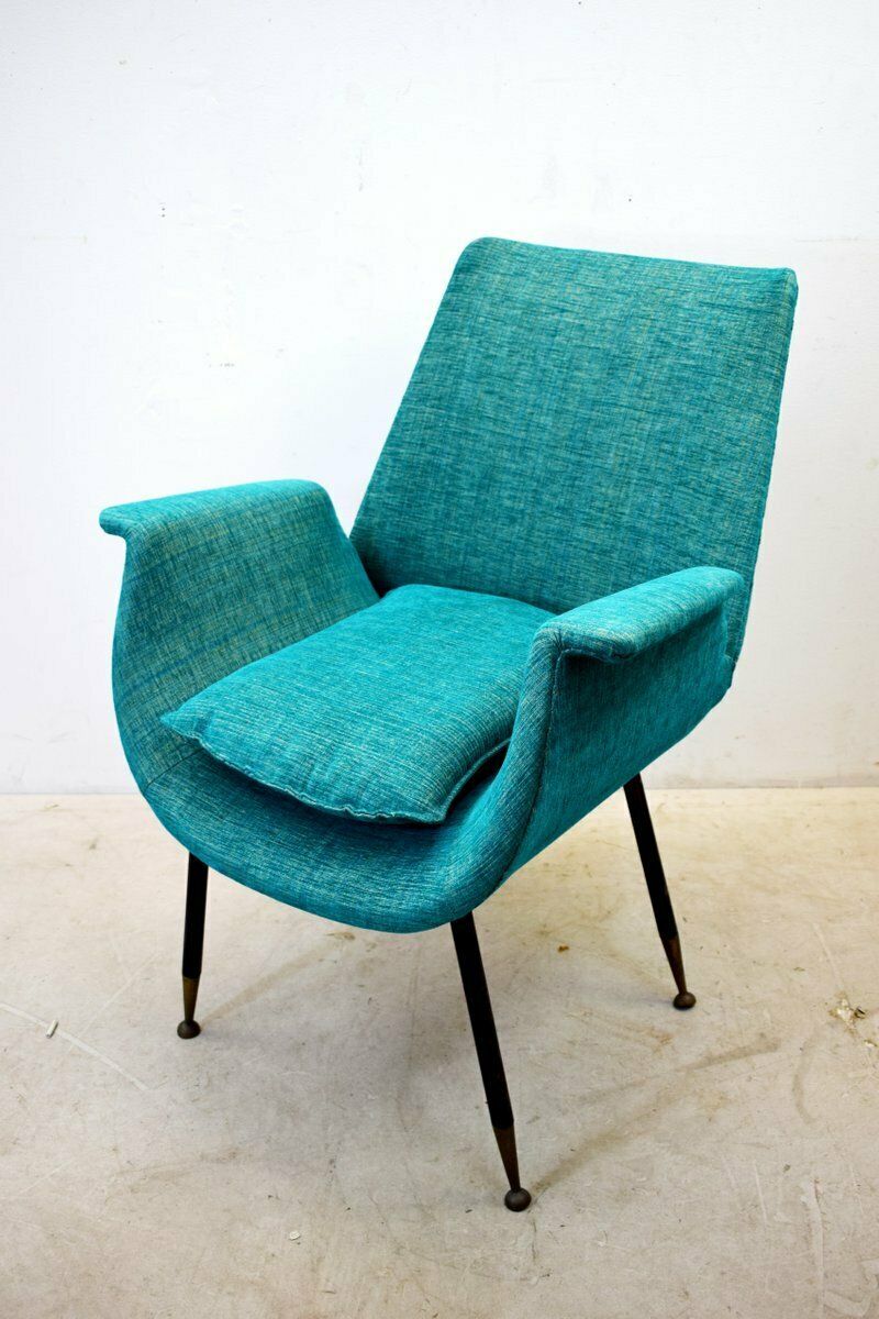Italian Lounge Chair By Gastone Rinaldi, 1950s photo Furniture