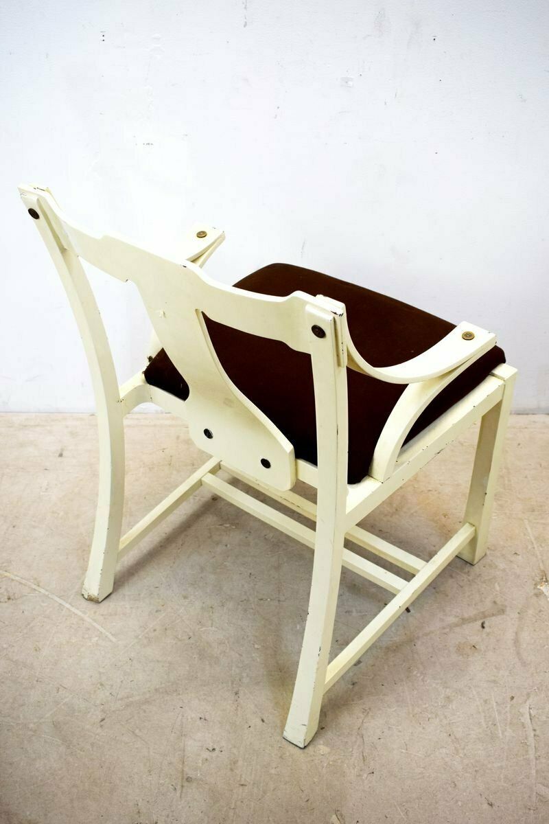 Italian Painted Wooden Dining Chairs, 1960s, Set Of 4 photo buy