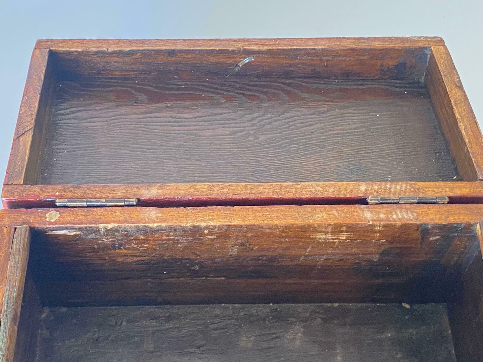 Large Decorative Or Jewelry Box, In Wood, England, 19th Century Flowers Decor photo for sale