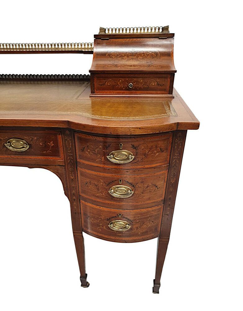 A Stunning Edwardian Desk In The Carlton House Style By Maple Of London photo 6147.3342