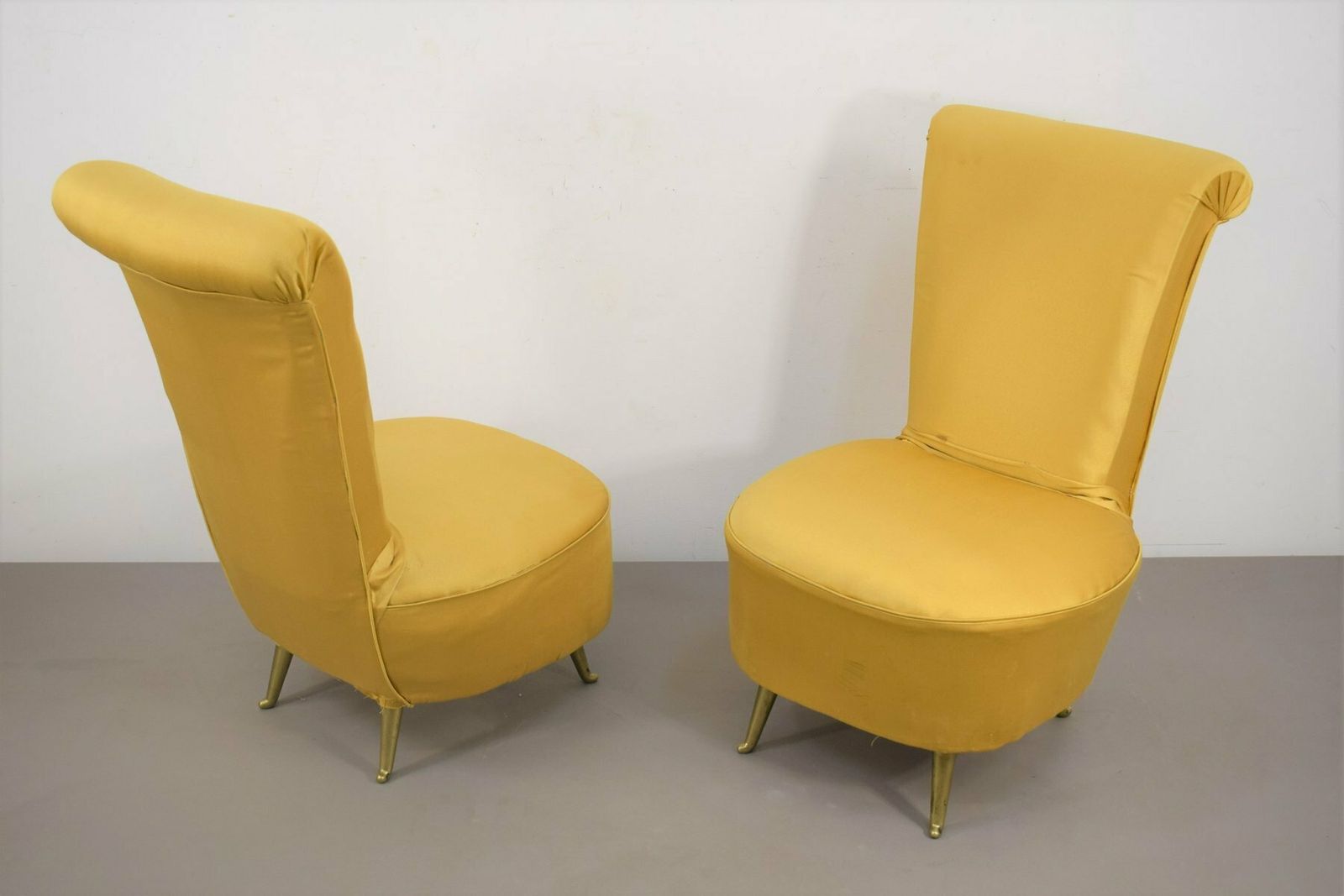 photo for sale Italian Lacquer Armchairs By Cesare Lacca For Cesare Lacca, 1950, Set Of 2