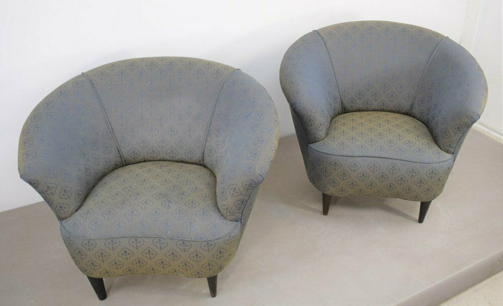 Armchairs In Style Of Ico Parisi, Italy, 1950s, Set Of 2 photo furniture